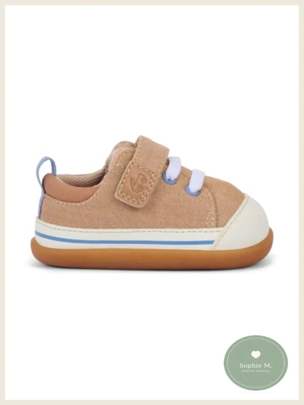 Infant First Walker Sneakers Lightweight Flexible Hook-and-Loop